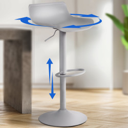 Tabouret de bar Aveiro gris