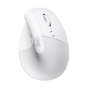 Souris ergonomique - Sans fil - Logitech - Lift - Silencieuse - Blanc