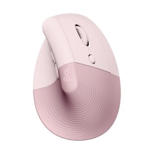 Souris ergonomique - Sans fil - Logitech - Lift - Silencieuse - Rose