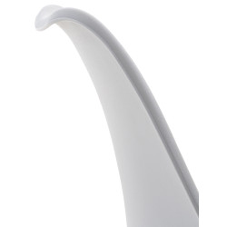 Lot de 4 chaises en plastique Linares, gris/gris