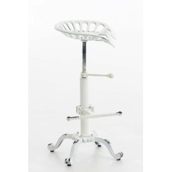 Tabouret de bar Butch blanc antique