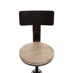 Lot de 2 tabourets de bar Elko bronze