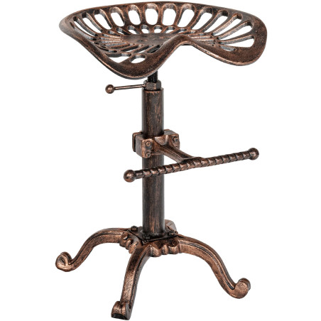Lot de 2 tabourets de bar Butch bronze