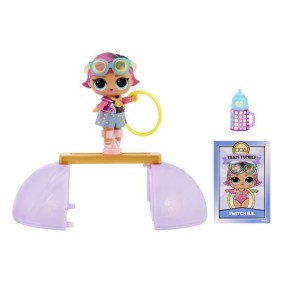 LOL Surprise All Star Sports - Gymnastique - Poupée 7,5cm -Boule se transforme en poutre - 8 Surprises  - Dés 3 ans