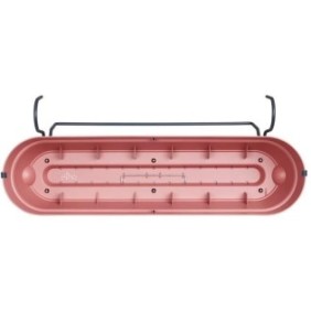 Planteur Rectangle VIBIA - Plastique - Réservoir - Ш70 - Rose Poussiere