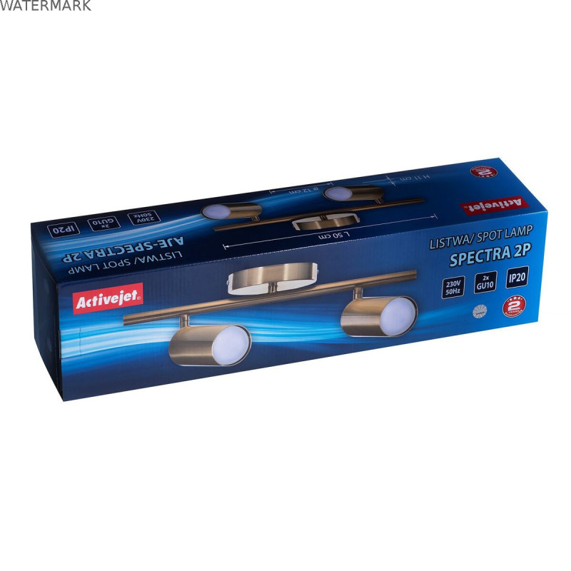 Suspension Activejet AJE-SPECTRA 2P Or Doré Métal 40 W