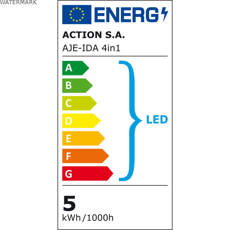 Lampe de bureau Activejet AJE-IDA 4in1 Blanc 80 Métal Plastique 150 Lm 5 W