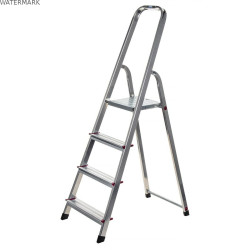 Échelle pliante à 4 marches Krause 000705 Argenté Aluminium