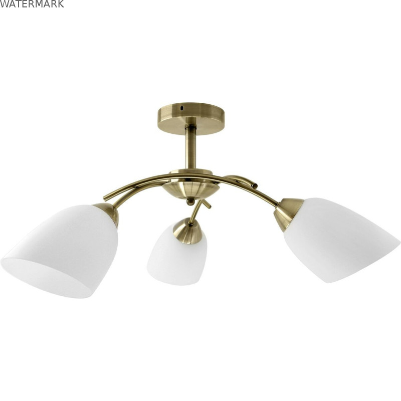 Suspension Activejet NIKITA 3P Patyna Blanc Métal verre 120 W