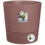 Pot De Fleurs Rond GREENSENSE AQUA CARE - Plastique Réservoir - Avec roulettes - Ш30 - Brun Argile