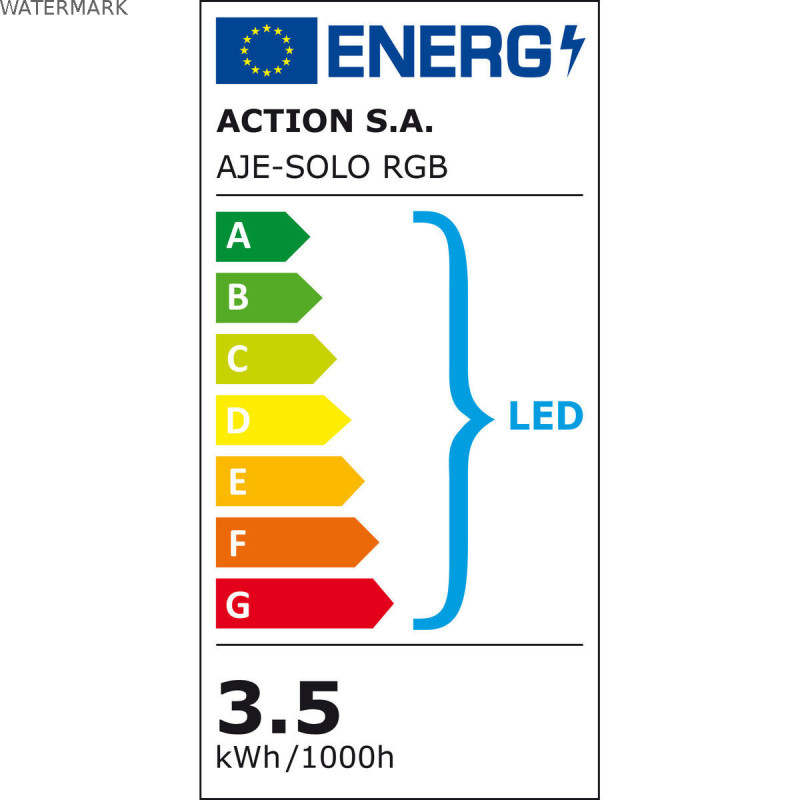 Lampe de bureau Activejet AJE-SOLO RGB Blanc Plastique 2,8 x 43,5 x 8 cm