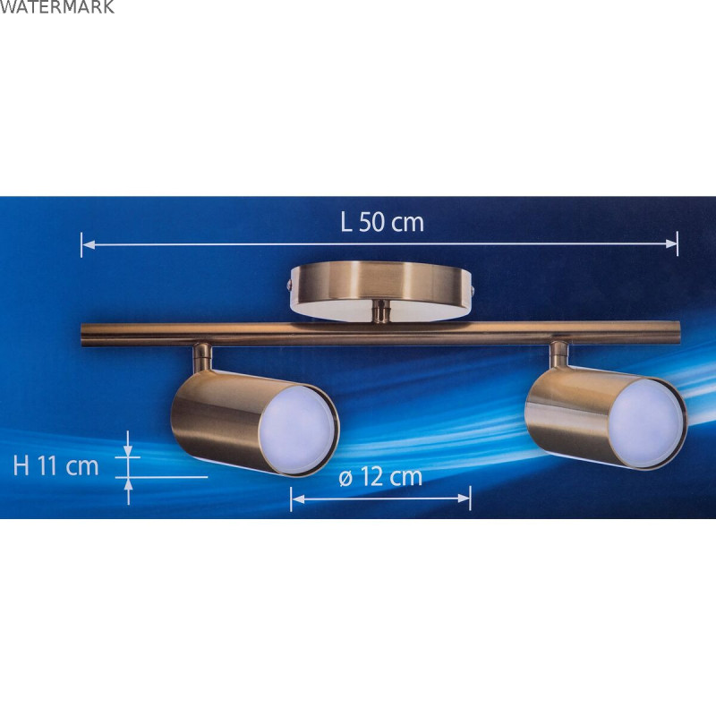 Suspension Activejet AJE-SPECTRA 2P Or Doré Métal 40 W