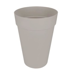 ELHO Loft Urban Pot de fleurs rond Haut 35 - Gris - Ø 34 x H 45 cm - extérieur - 100% recyclé