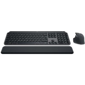 Ensemble Clavier Souris - Sans fil - Logitech - MX Keys S - AZERTY - Graphite