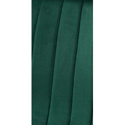 Fauteuil Dijon, velours vert