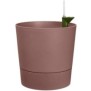 Pot De Fleurs Rond GREENSENSE AQUA CARE - Plastique Réservoir - Avec roulettes - Ш35 - Brun Argile