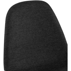 Chaise de salle à manger Napier, tissu noir