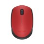 Souris - Sans Fil - Logitech - M171 - Ambidextre - Rouge