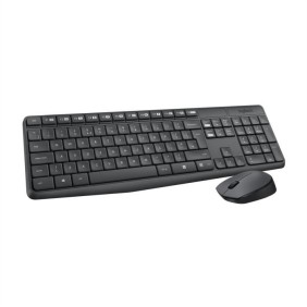 Ensemble Clavier Souris - Sans fil - Logitech - MK235 - AZERTY