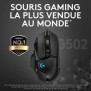 Souris gamer - Sans fil - Logitech G - G502 Hero - Noir