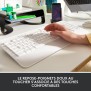 Clavier - Sans fil - Logitech - Signature K650 - Ergonomique - Repose Poignet - AZERTY - Blanc