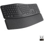 Clavier ergonomique - Sans fil - LOGITECH - K860 ERGO - Position de clavier en deux parties - AZERTY - Noir