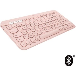 Clavier - Sans fil - Logitech - K380 - Pour Mac - AZERTY - Rose