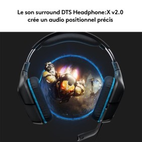 Casque gamer - Filaire - Logitech G - G432 - Son Surround 7.1 - Noir