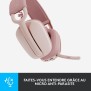 Casque - Sans fil - Logitech - Zone Vibe 100 - Léger - Anti bruit de fond - Avec Micro - Rose