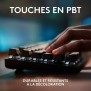 Clavier gamer - Filaire - Logitech G - G413 TKL SE - Rétroéclairé - AZERTY - Noir