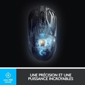 Souris gamer - Sans fil - Logitech G - G903 Lightspeed - Noir