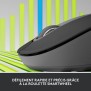 Souris - Sans fil - Logitech - Signature M650 - Silencieuse, Bluetooth, Boutons programmables - Graphite