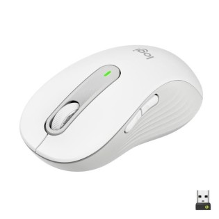 Souris - Sans fil - Logitech - Signature M650 - Grande taille, Silencieuse, Boutons programmables - Blanc