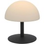 Lampe de table sans fil - LUMISKY - NEPTUNE ROCK - H20 cm- Pied en acier - Gris - LED blanc chaud et blanc