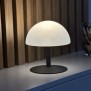 Lampe de table sans fil - LUMISKY - NEPTUNE ROCK - H20 cm- Pied en acier - Gris - LED blanc chaud et blanc