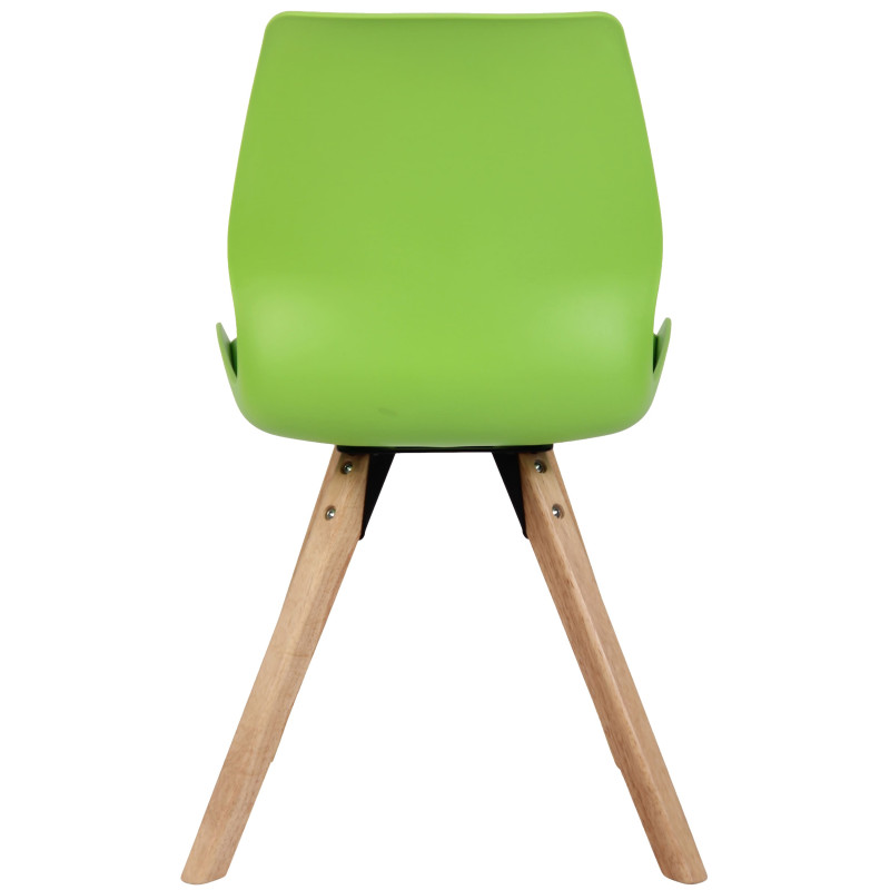 Chaise Luna en plastique vert