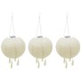 Suspension solaire LED - LUMISKY - HIMALAYA - Ø30cm - Beige, creme et mariage festif - Autonomie 8h