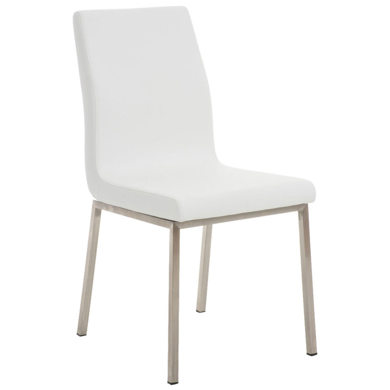 Lot de 2 chaises de salle à manger Colmar blanches