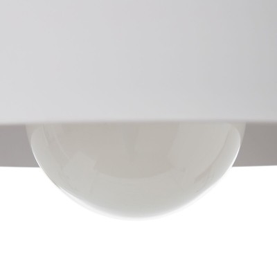 Suspension Métal Blanc Ø 13 cm 36 x 36 x 38 cm