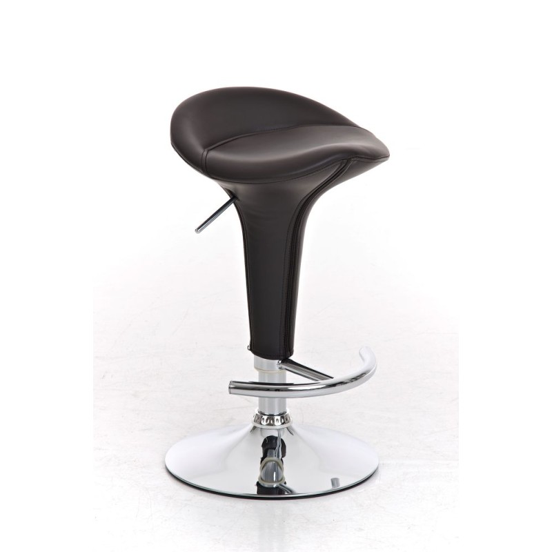 Tabouret de bar Saddle avec revêtement en cuir