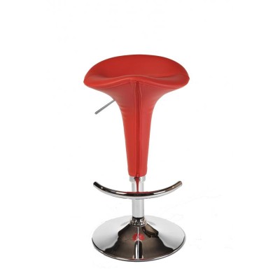 Tabouret de bar Saddle avec revêtement en cuir