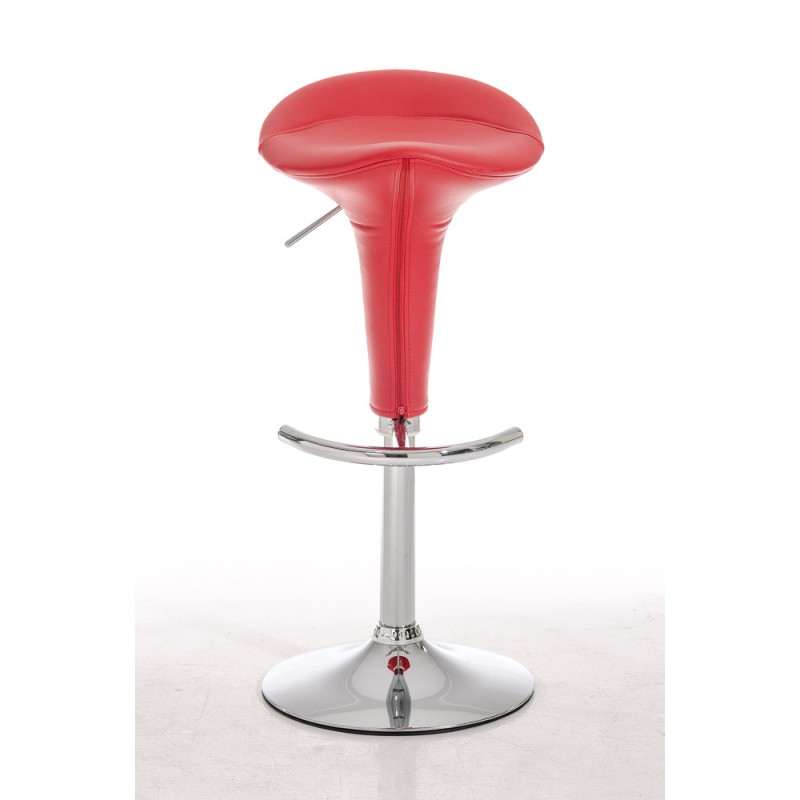 Tabouret de bar Saddle avec revêtement en cuir