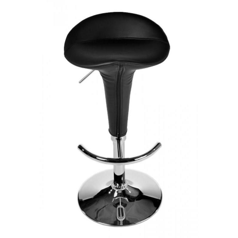 Tabouret de bar Saddle avec revêtement en cuir