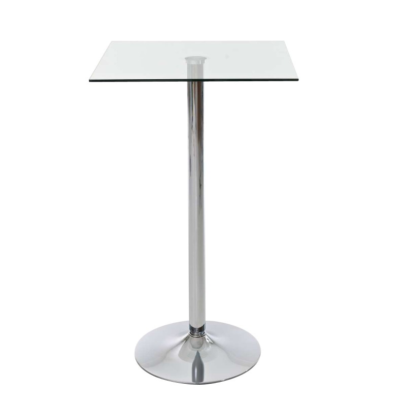 Table en verre carrée 105 cm