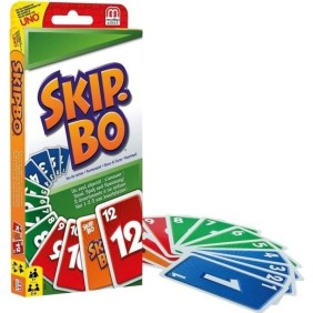 Jeu de Cartes SKIP-BO - MATTEL GAMES - Pour 2 a 8 joueurs - Des 7 ans