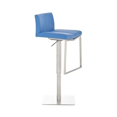 Tabouret de bar Lima en acier inoxydable, antirouille