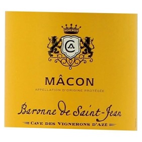 Baronne de Saint-Jean Azé 2022 Mâcon - Vin rouge de Bourgogne