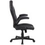 Chaise de bureau John, noir