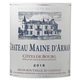 Château Maine d'Arman 2018 Côtes de Bourg - Vin rouge de Bordeaux