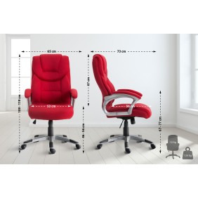 Chaise de bureau Texas V2 Tissu